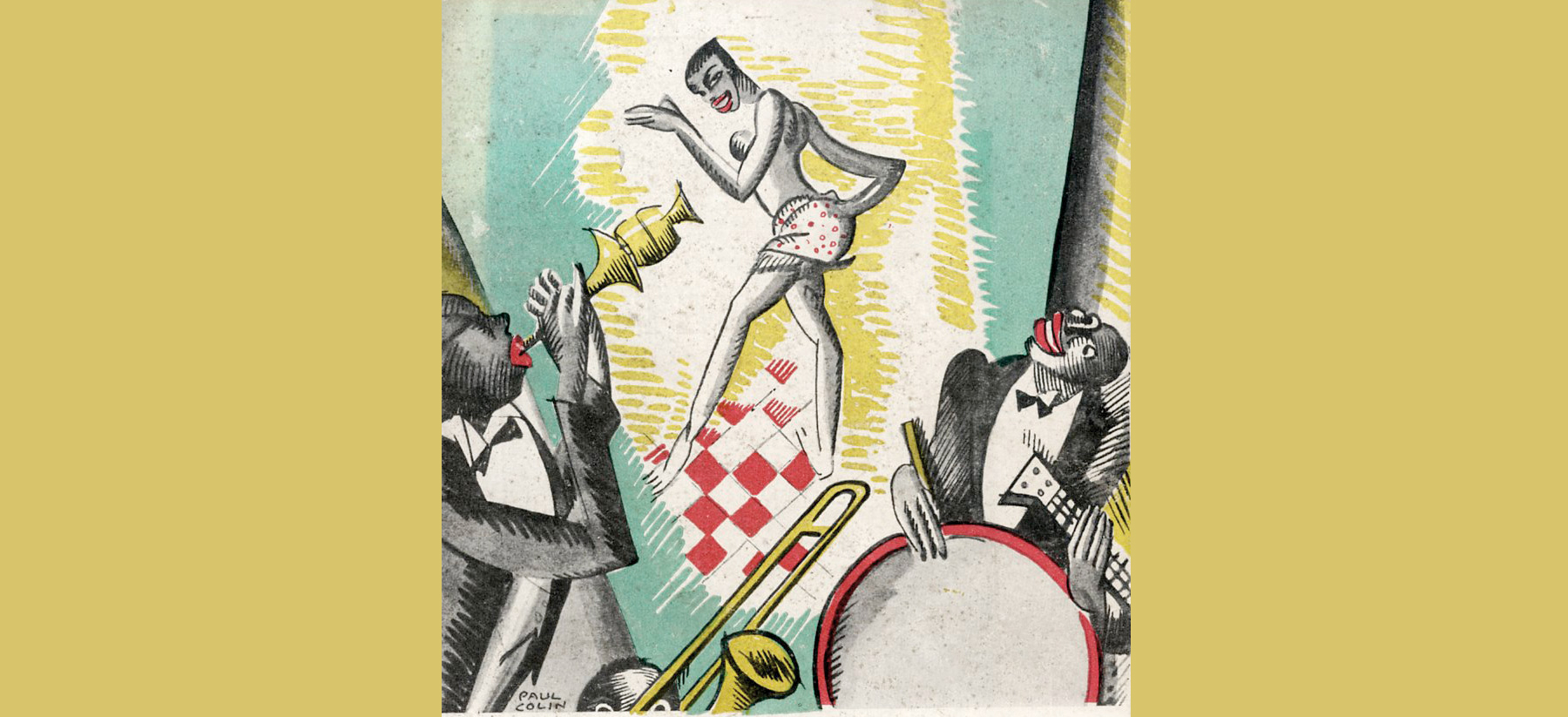 Couverture de programme Joséphine Baker © Paul Colin