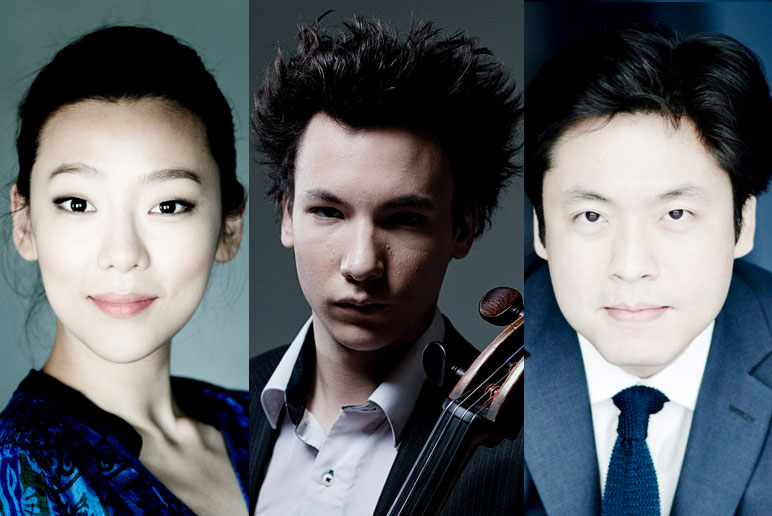 Sunwook Kim, Clara-Jumi Kang, Edgar Moreau