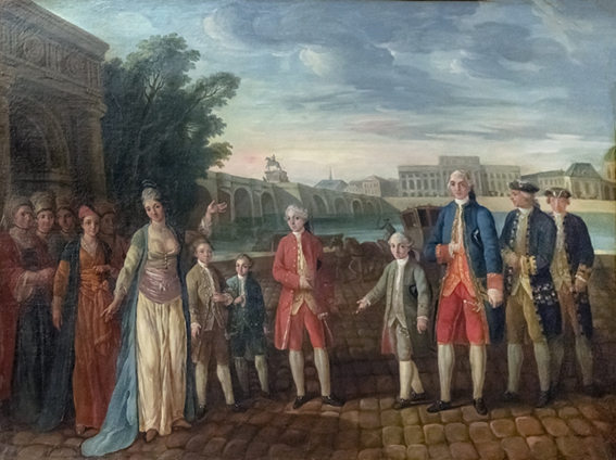 Tableau représentant la famille Chénier