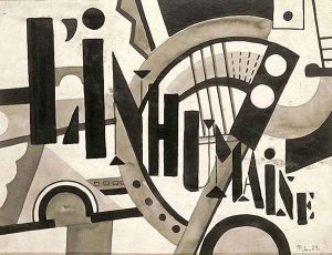 Affiche du film L'Inhumaine de Marcel L'Herbier, par Fernand Léger