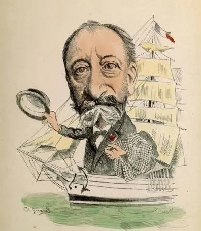 Caricature de Camille Saint_Saëns